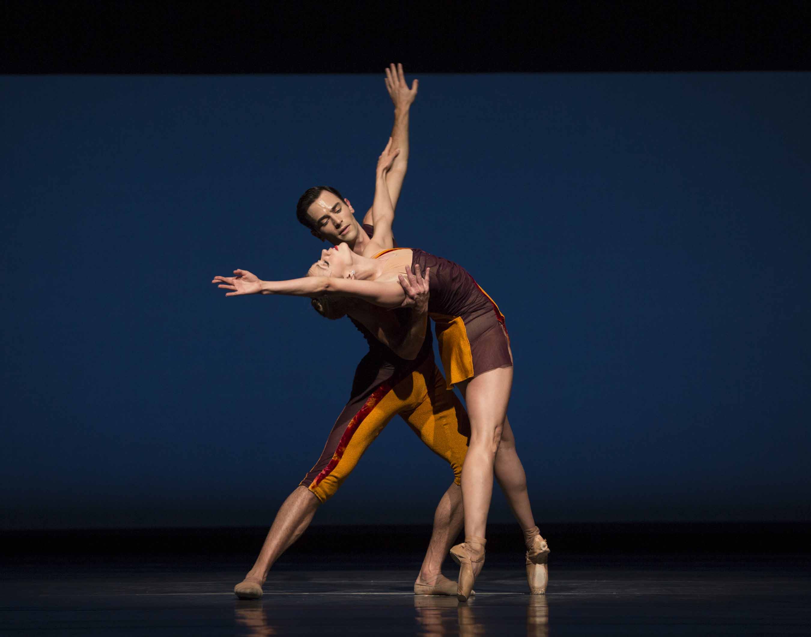Lesley Rausch and Jerome Tisserand in Paul Gibson’s Rush. Photo © Angela Sterling