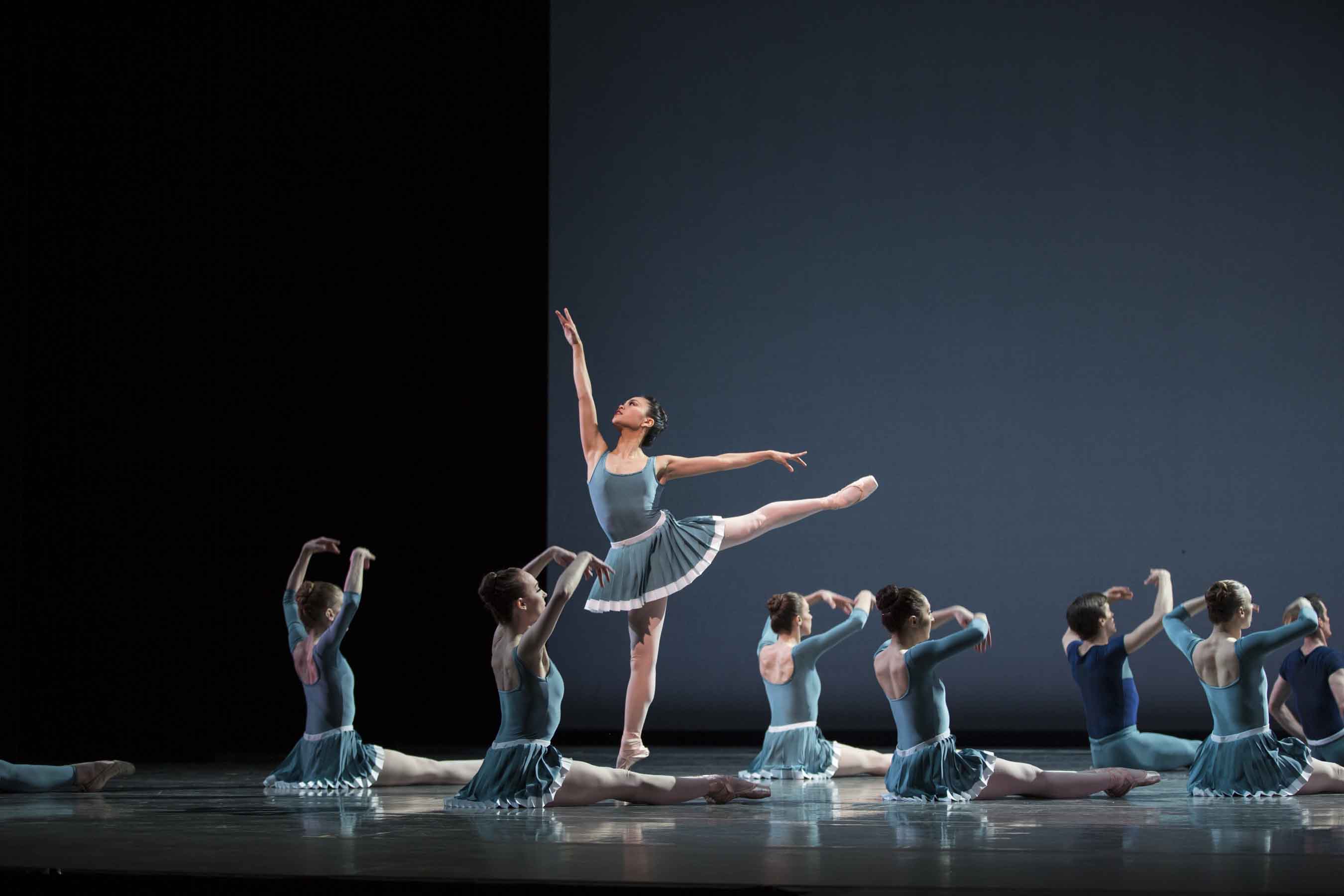 Angelica Generosa with the company in JJustin Peck’s Year of the Rabbit. Photo © Angela Sterling 